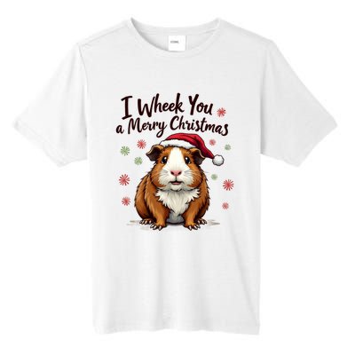 Guinea Pig I Wheek You A Merry Christmas Guinea Pigs Tall Fusion ChromaSoft Performance T-Shirt