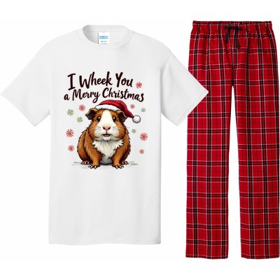 Guinea Pig I Wheek You A Merry Christmas Guinea Pigs Pajama Set