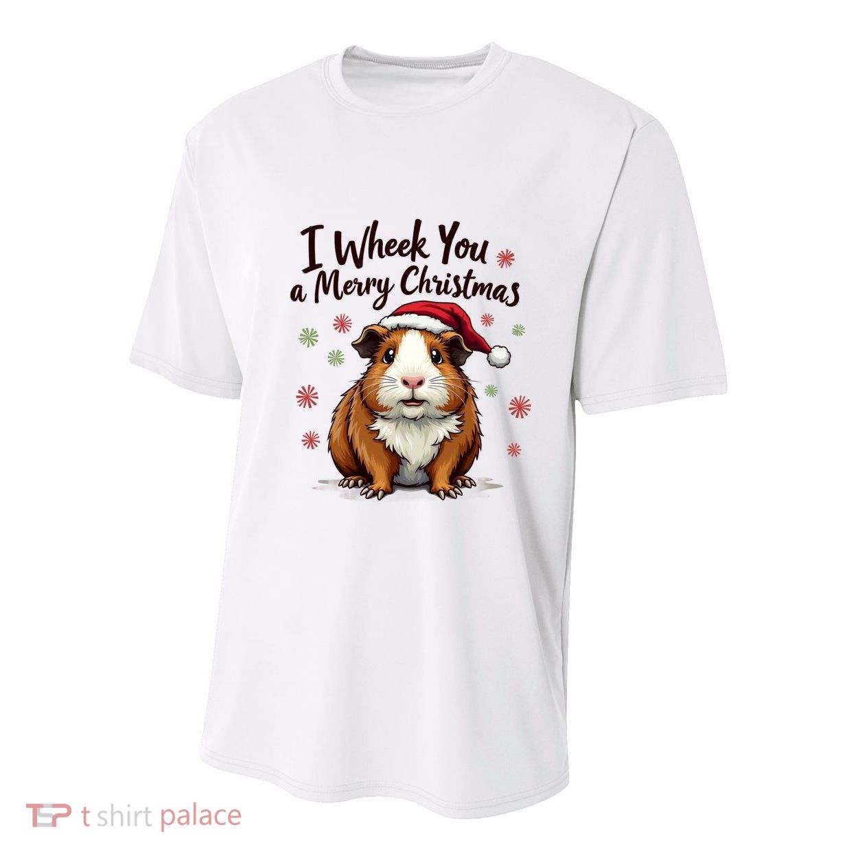 Guinea Pig I Wheek You A Merry Christmas Guinea Pigs Youth Performance Sprint T-Shirt