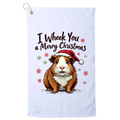 Guinea Pig I Wheek You A Merry Christmas Guinea Pigs Golf Towel