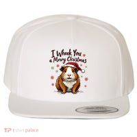 Guinea Pig I Wheek You A Merry Christmas Guinea Pigs Wool Snapback Cap