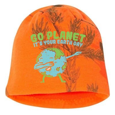 Go Planet Its Your Earth Day Funny Dabbing Dab Dance Kati - Camo Knit Beanie