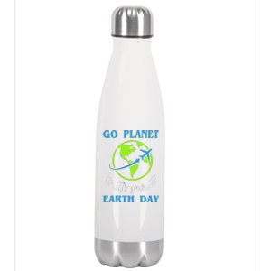 Go Planet It's Your Earth Day Stainless Steel Insulated Water Bottle