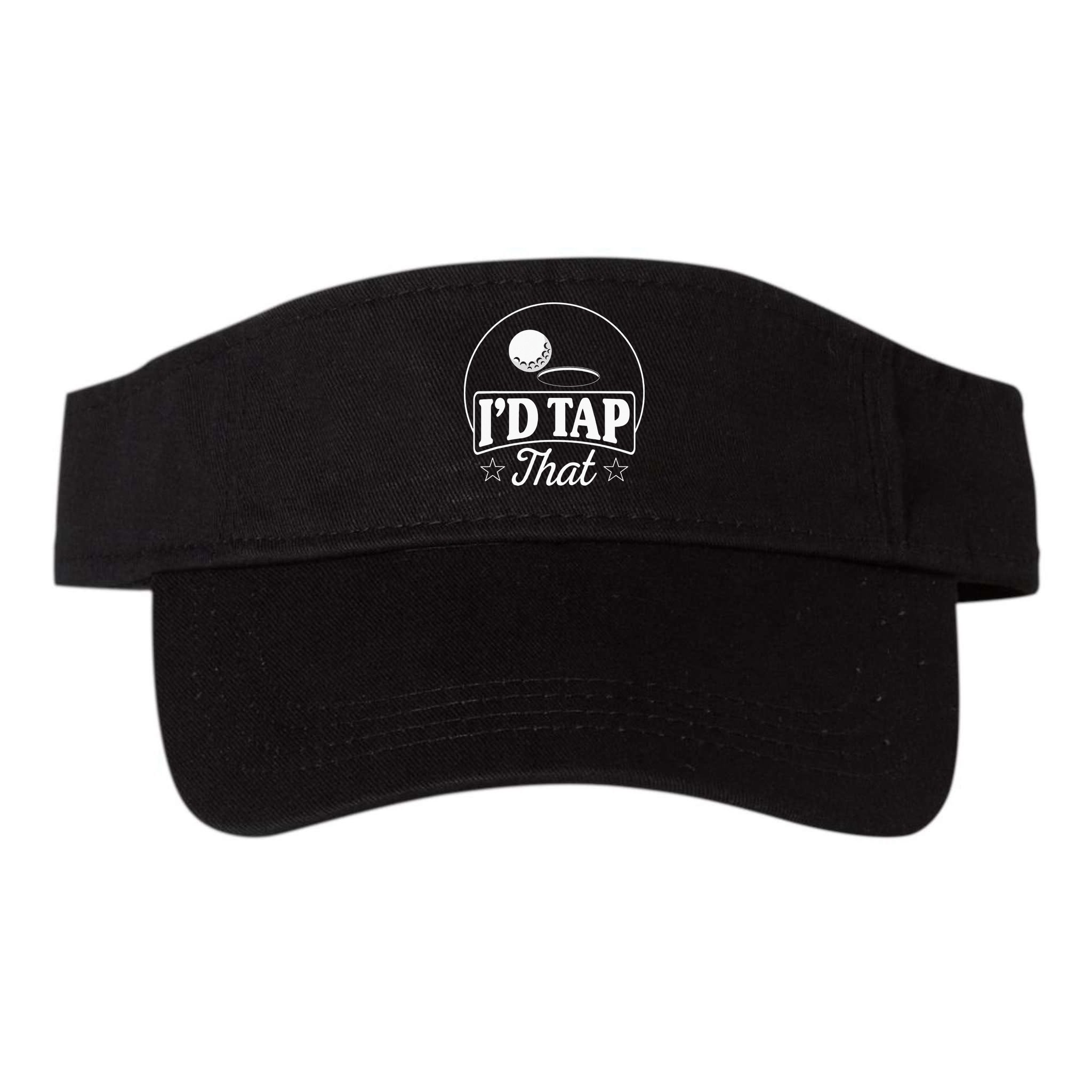 Golf Players I'd Tap That Golfer Ball Birdie Funny Golf Visor