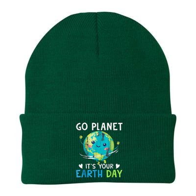 Go Planet It's Your Earth Day Knit Cap Winter Beanie