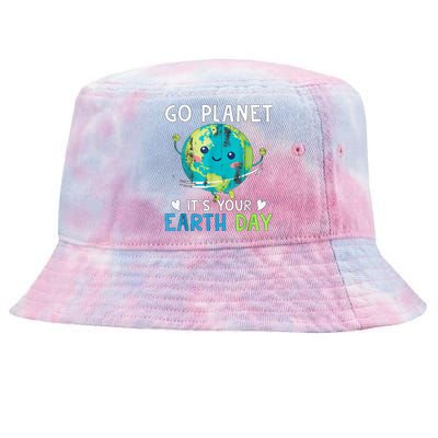 Go Planet It's Your Earth Day Tie-Dyed Bucket Hat