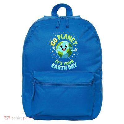 Go Planet Its Your Earth Day 2025 Teacher 16 in Basic Backpack