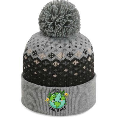 Go Planet Its Your Earth Day 2024 Teacher Cute Earth The Baniff Cuffed Pom Beanie