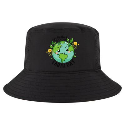 Go Planet Its Your Earth Day 2024 Teacher Cute Earth Cool Comfort Performance Bucket Hat