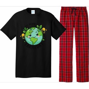 Go Planet Its Your Earth Day 2024 Teacher Cute Earth Pajama Set