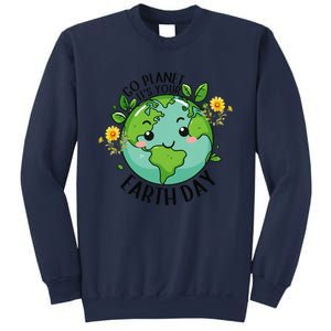 Go Planet Its Your Earth Day 2024 Teacher Cute Earth Sweatshirt