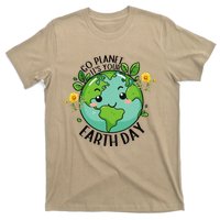 Go Planet Its Your Earth Day 2024 Teacher Cute Earth T-Shirt