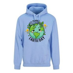 Go Planet Its Your Earth Day 2024 Teacher Cute Earth Unisex Surf Hoodie