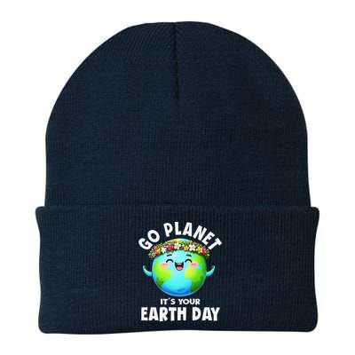 Go Planet ItS Your Earth Day Cute Earth Knit Cap Winter Beanie