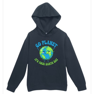 Go Planet It's Your Earth Day Environment Funny Urban Pullover Hoodie