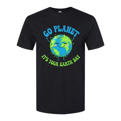 Go Planet It's Your Earth Day Environment Funny Softstyle CVC T-Shirt