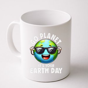 Go Planet ItS Your Earth Day Cute Earth Coffee Mug