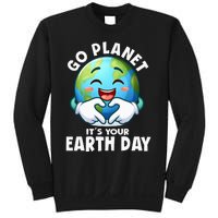 Go Planet ItS Your Earth Day Cute Earth Sweatshirt