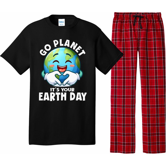 Go Planet ItS Your Earth Day Cute Earth Pajama Set