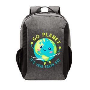 Go Planet Its Your Earth Day Vector Backpack