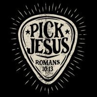 Guitar Pick Jesus Christian Music Guitarist Pastor Retro Mug