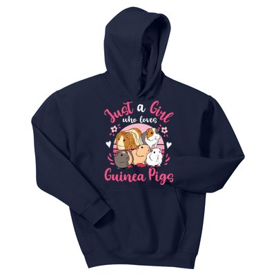 Guinea Pig Just A Girl Who Loves Guinea Pigs Kids Hoodie