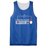 Gaming Pc Keyboard Mouse Christmas Gift Gamer Heartbeat Cool Gift Mesh Reversible Basketball Jersey Tank