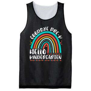 Goodbye Pre K Hello Kindergarten Here I Come Graduation Mesh Reversible Basketball Jersey Tank