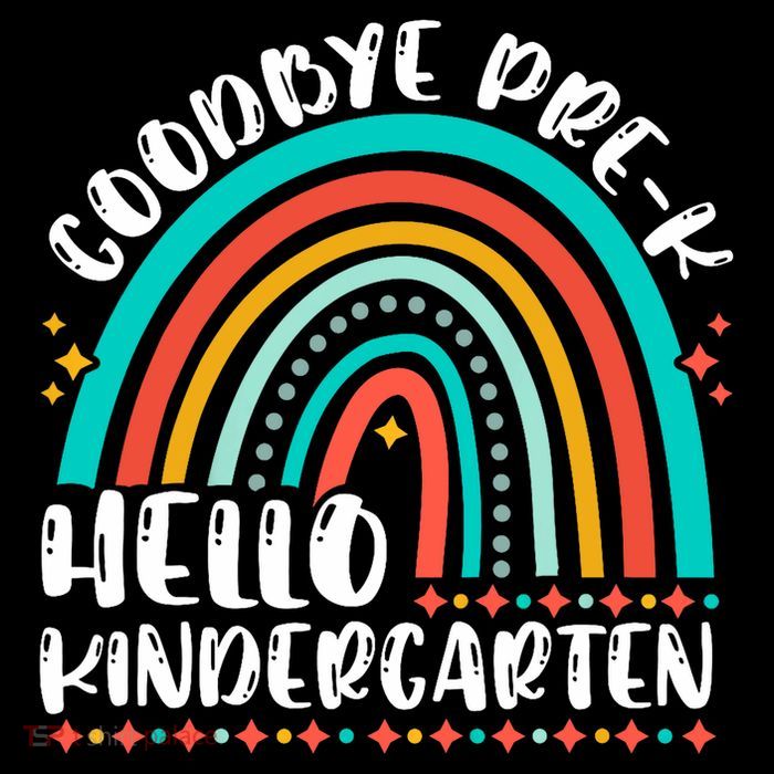 Goodbye Pre K Hello Kindergarten Here I Come Graduation Women's V-Neck T-Shirt