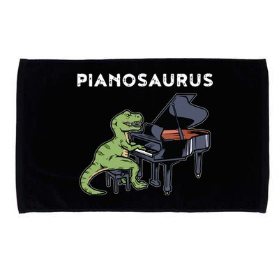 Grand Piano Kids Pianist Gift Dinosaur Music Piano Microfiber Hand Towel