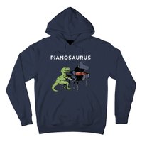 Grand Piano Kids Pianist Gift Dinosaur Music Piano Hoodie