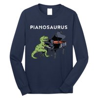 Grand Piano Kids Pianist Gift Dinosaur Music Piano Long Sleeve Shirt