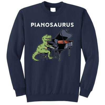 Grand Piano Kids Pianist Gift Dinosaur Music Piano Sweatshirt