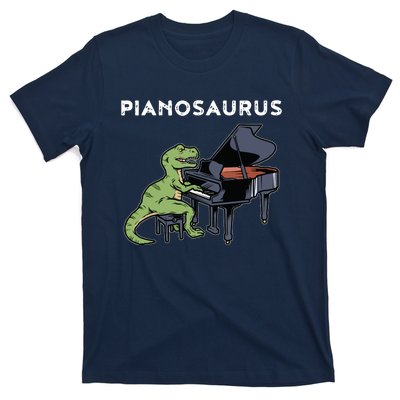 Grand Piano Kids Pianist Gift Dinosaur Music Piano T-Shirt