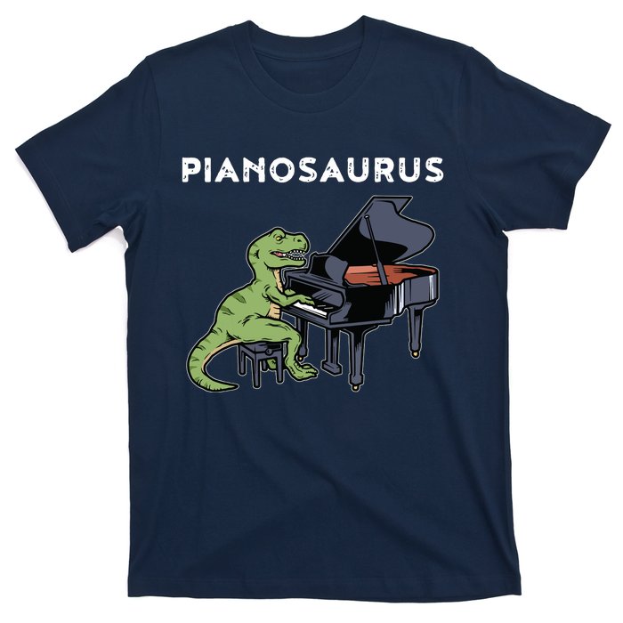 Grand Piano Kids Pianist Gift Dinosaur Music Piano T-Shirt