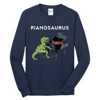 Grand Piano Kids Pianist Gift Dinosaur Music Piano Tall Long Sleeve T-Shirt