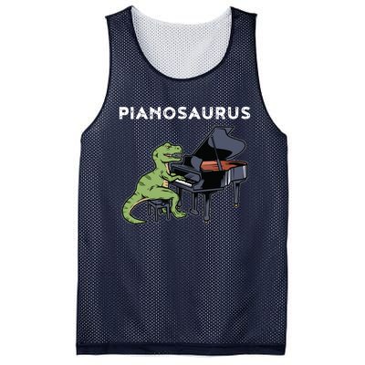 Grand Piano Kids Pianist Gift Dinosaur Music Piano Mesh Reversible Basketball Jersey Tank