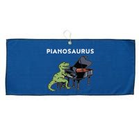 Grand Piano Kids Pianist Gift Dinosaur Music Piano Large Microfiber Waffle Golf Towel