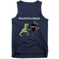 Grand Piano Kids Pianist Gift Dinosaur Music Piano Tank Top