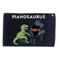 Grand Piano Kids Pianist Gift Dinosaur Music Piano Grommeted Golf Towel