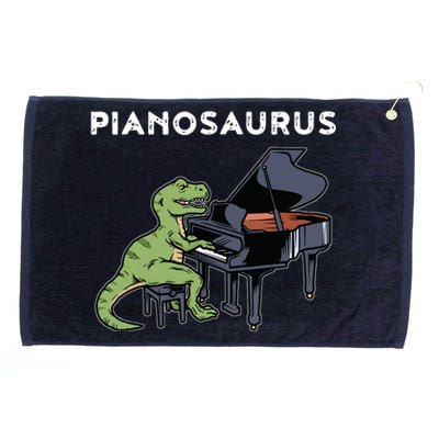 Grand Piano Kids Pianist Gift Dinosaur Music Piano Grommeted Golf Towel