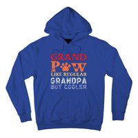 Grand Paw Like A Regular Grandpa But Cooler Gift Father Day Gift Hoodie