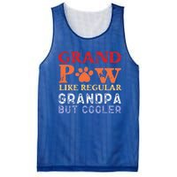 Grand Paw Like A Regular Grandpa But Cooler Gift Father Day Gift Mesh Reversible Basketball Jersey Tank