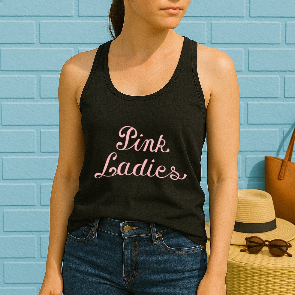 Grease P.I.N.K. Ladies Womens Tank Top
