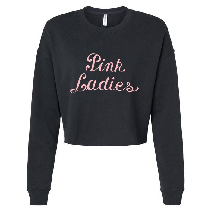 Grease P.I.N.K. Ladies Cropped Pullover Crew