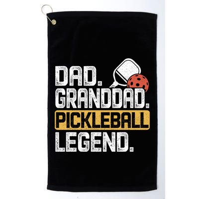 Granddad Pickleball Legend Dad Funny Great Gift Golf Towel