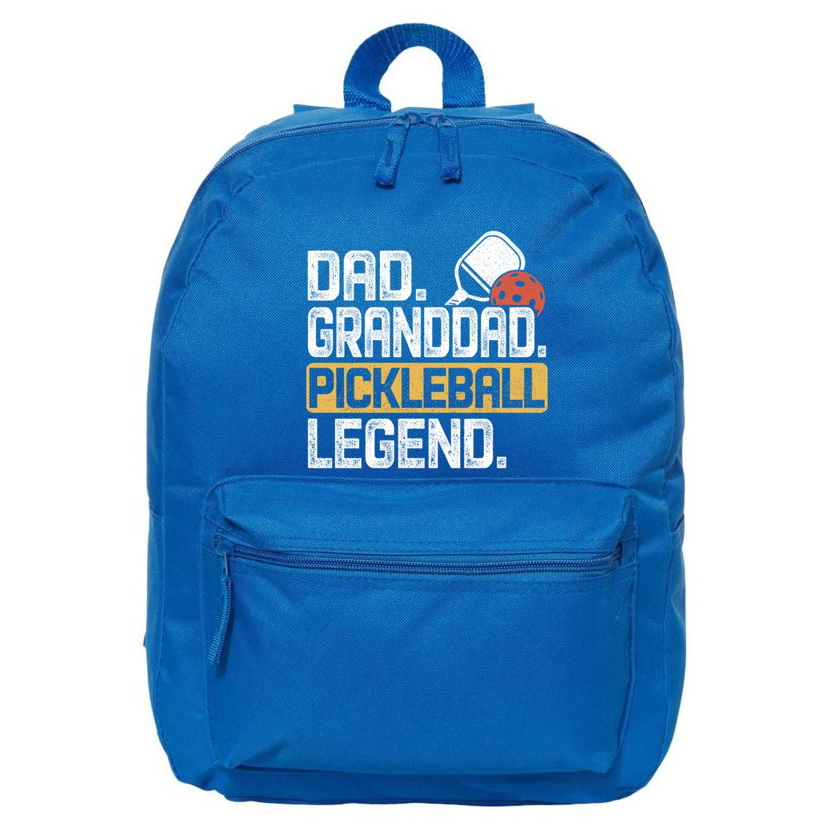 Granddad Pickleball Legend Dad Funny Great Gift 16 in Basic Backpack