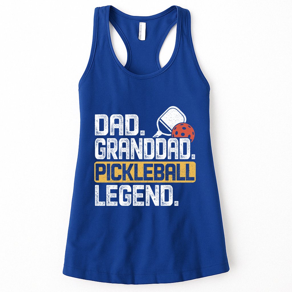Granddad Pickleball Legend Dad Funny Great Gift Womens Tank Top