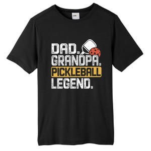 Grandpa Pickleball Legend Dad Funny Cool Gift Tall Fusion ChromaSoft Performance T-Shirt