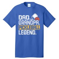 Grandpa Pickleball Legend Dad Funny Cool Gift Tall T-Shirt